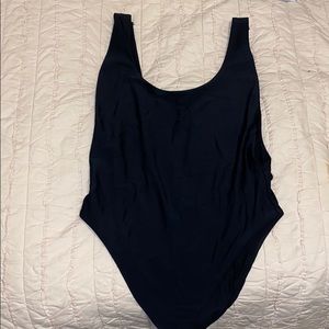 Cute low back scoop side one piece